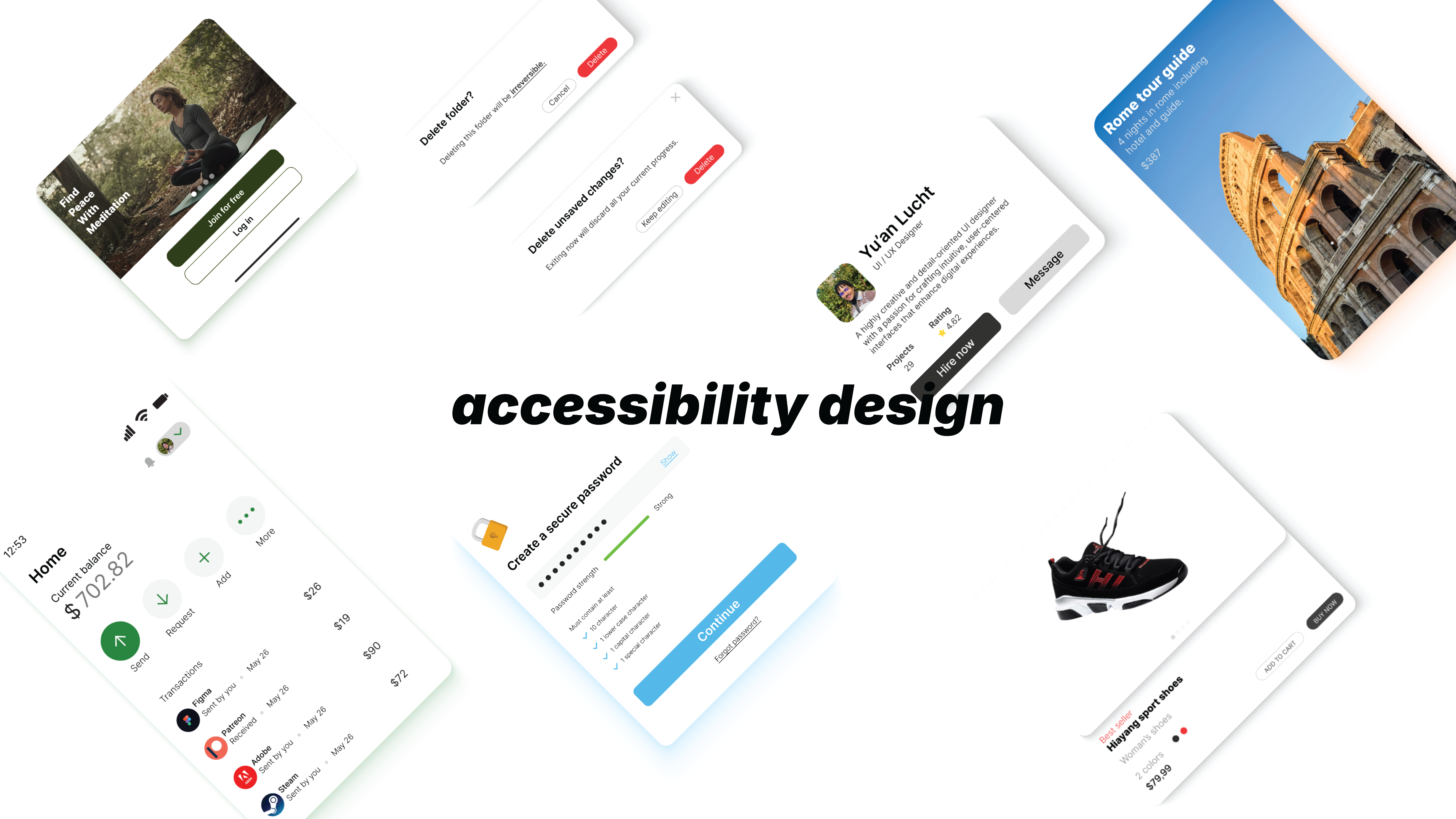 Thumbnail of my accessibility design projects